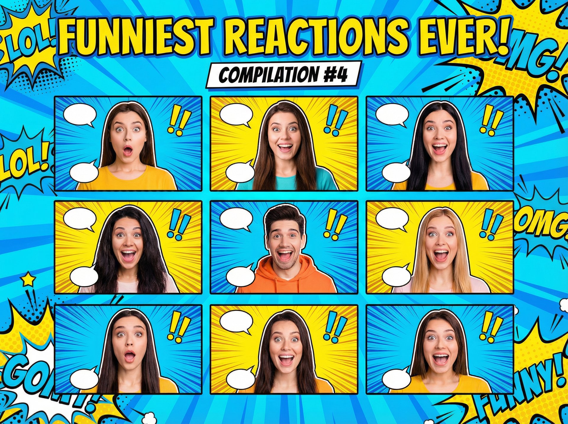 抖荫短视频搞笑反应视频合集